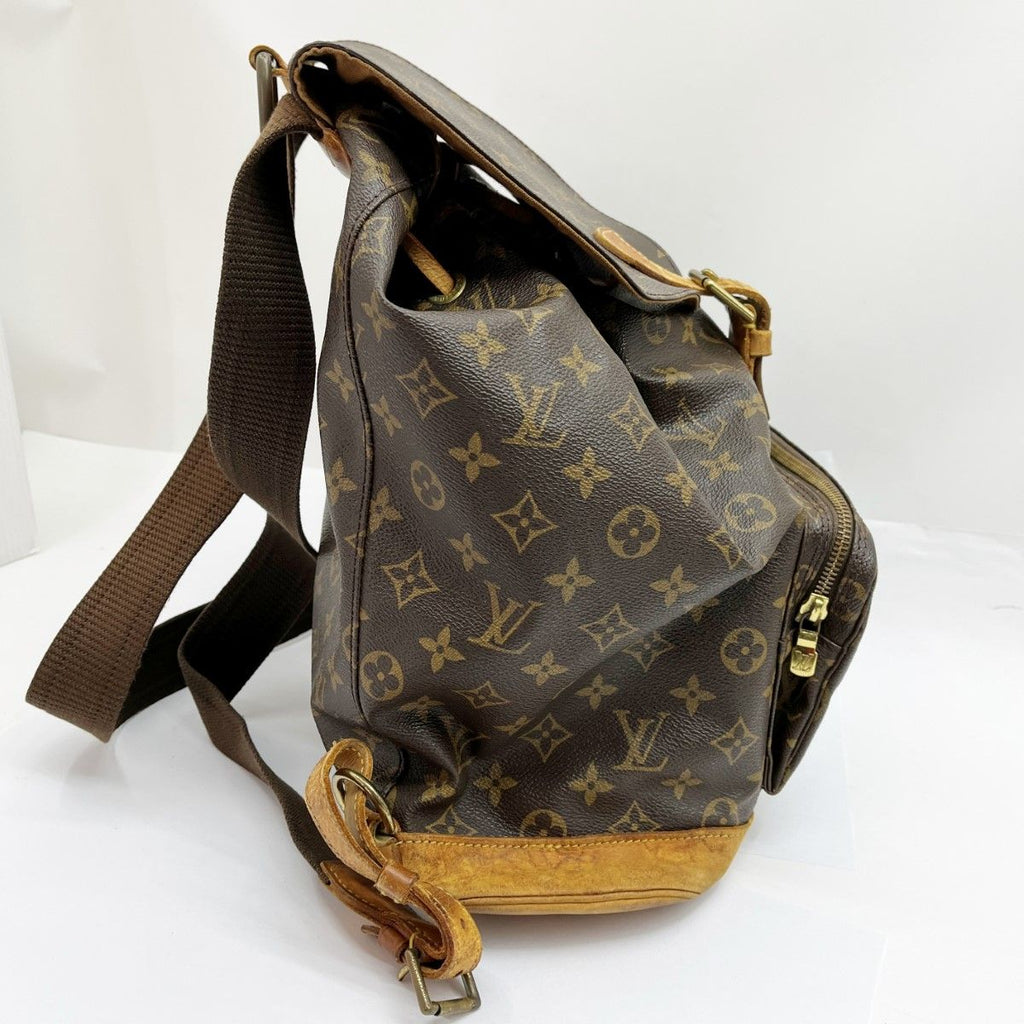 Louis Vuitton Monogram Montsouris Backpack Brown — view 4
