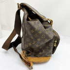 Louis Vuitton Monogram Montsouris Backpack Brown — view 4