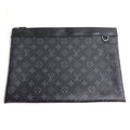 Louis Vuitton Pochette Discovery Clutch Monogram Eclipse Black