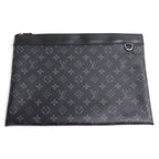 Louis Vuitton Pochette Discovery Clutch Monogram Eclipse Black