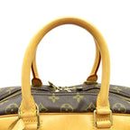Louis Vuitton Deauville Monogram Handbag Brown — view 2