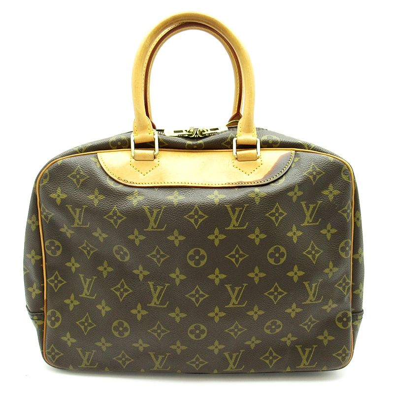 Louis Vuitton Deauville Monogram Handbag Brown — view 4
