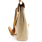 Hermes Herbag Zip a Dos Toile GM Calf Backpack Natural — view 4