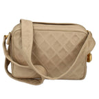 Chanel Vintage Shoulder Bag Lambskin Beige — view 3