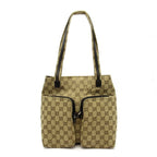 Gucci Tote GG Canvas Shoulder Bag Beige