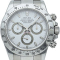 Rolex Cosmograph Daytona Watch Buckle Aph Dial SS White