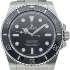 Rolex Submariner Watch Mirror Buckle SS Black