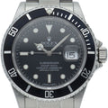Rolex Submarinade Date Roulette SS Watch Black Polished