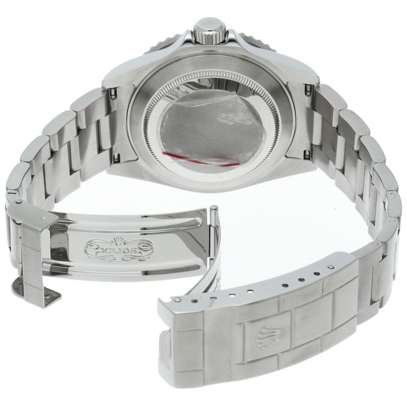 Rolex Submariner Date Green Roulette SS Watch Black — view 5