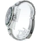 Rolex Submariner Date Green Roulette SS Watch Black — view 3
