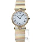 Cartier Vendome SM Trinity Watch Bracelet 18k Yellow Gold 18k White Pink — view 2