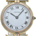 Cartier Vendome SM Trinity Watch Bracelet 18k Yellow Gold 18k White Pink