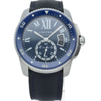 Cartier Caliber de Diver Watch SS Lava Blue Polished — view 2