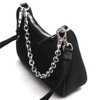 Prada Micro Tessuto 2-Way Shoulder Bag Black — view 2