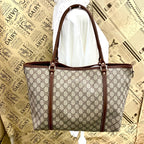 Gucci GG Supreme Tote Business Beige — view 3