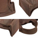 Hermes Tote MM Her Line Canvas Brown — view 9