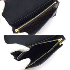 Louis Vuitton Shoulder Bag Portefeuille Vavin Brown Black Damier Ebene Canvas — view 5