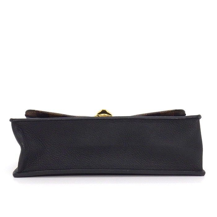 Louis Vuitton Shoulder Bag Portefeuille Vavin Brown Black Damier Ebene Canvas — view 4