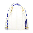 Louis Vuitton Backpack Palm Springs Mini Blue Monogram Jacquard Leather — view 2