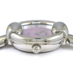 Gucci Watch Bangle Round Pink Shell Dial SS Quartz Analog — view 2