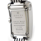 Gucci Watch Metro Rectangular GG Pattern Black Dial SS Quartz Analog — view 4