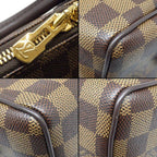 Louis Vuitton Shoulder Bag Speedy Bandouliere 20 Brown Beige Damier Ebene — view 9