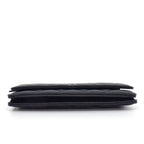 Chanel Shoulder Bag Quilted Classic Chain Wallet Black Bordeaux Lambskin — view 4