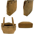 Chanel Wild Stitch Mini Tote Shoulder Chain with Beige Suede Leather Pouch — view 4