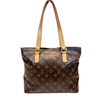 Louis Vuitton Cabas Piano Monogram Shoulder Bag Canvas