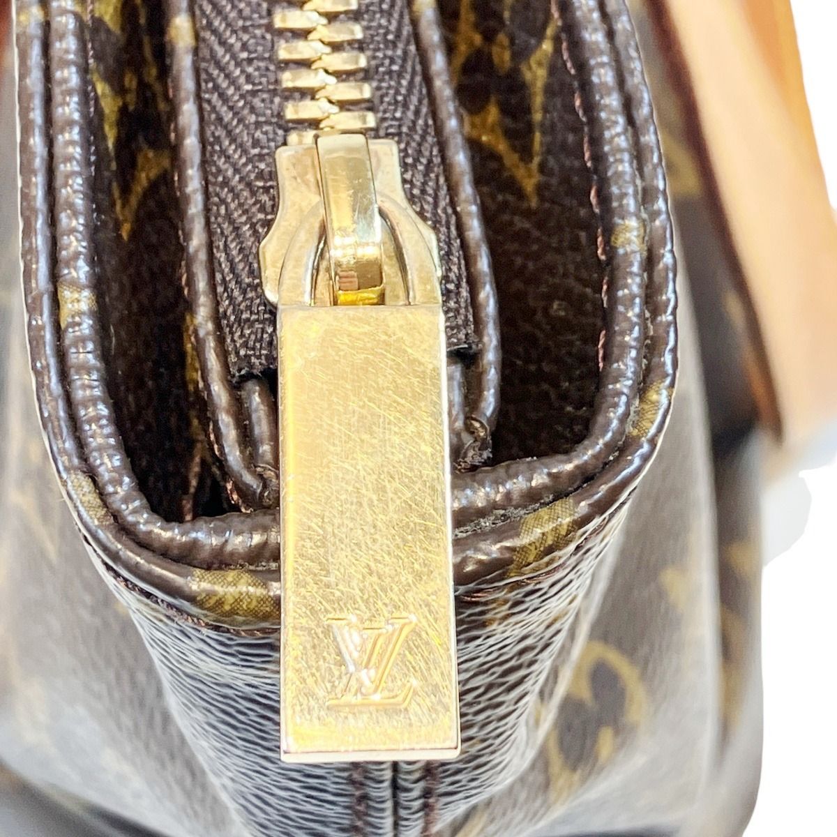 Louis Vuitton Cabas Piano Monogram Shoulder Bag Canvas — view 9