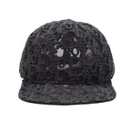 Dior Homme Oblique Baseball Mesh Lace M Cap Nylon Leather Black Hat