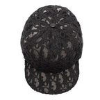 Dior Homme Oblique Baseball Mesh Lace M Cap Nylon Leather Black Hat — view 8
