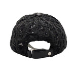 Dior Homme Oblique Baseball Mesh Lace M Cap Nylon Leather Black Hat — view 7