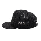 Dior Homme Oblique Baseball Mesh Lace M Cap Nylon Leather Black Hat — view 6