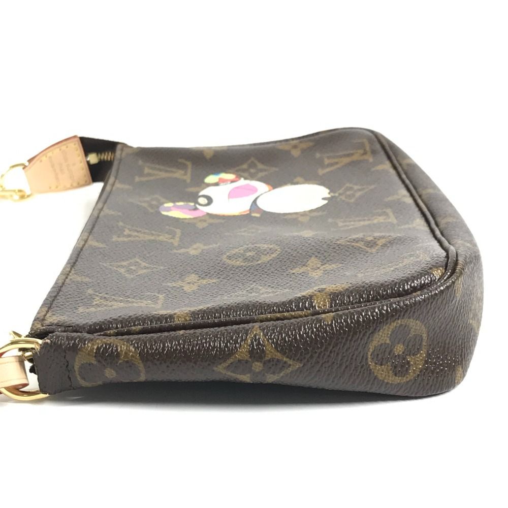 Louis Vuitton Shoulder Bag Pochette Monogram Canvas Brown — view 4