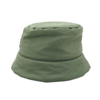 Loewe Puffer Bucket Hat Polyester Nylon Khaki Green Logo — view 6