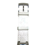 Louis Vuitton Tambour Slim Watch SS Rubber Quartz Black Dial — view 6