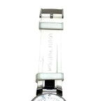Louis Vuitton Tambour Slim Watch SS Rubber Quartz Black Dial — view 8