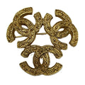 Chanel CC Logo Brooch
