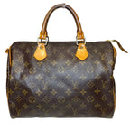 Louis Vuitton Speedy 30 Monogram Handbag Leather