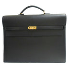 Hermes Kelly Depeche 38 Ardennes Black GD Handbag