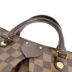 Louis Vuitton Damier 2-Way Bag Sienna PM Handbag Brown — view 9