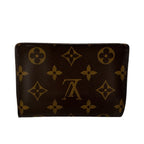 Louis Vuitton Compact Wallet Portefeuille Juliette Monogram Leather Bifold Brown — view 2