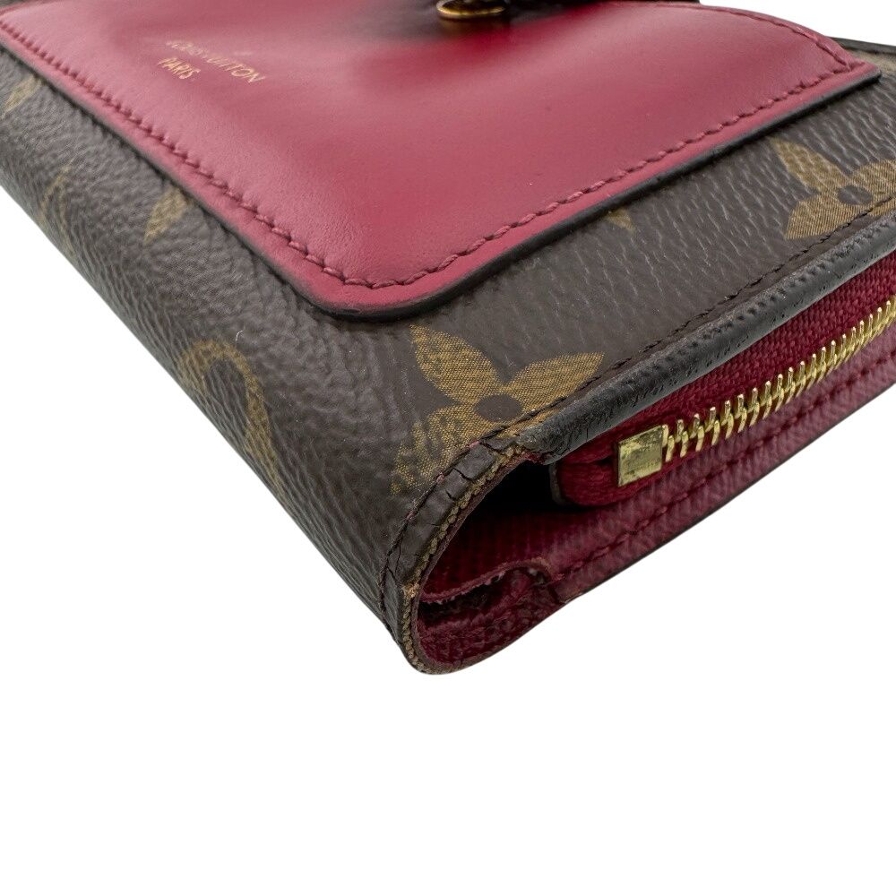 Louis Vuitton Compact Wallet Portefeuille Juliette Monogram Leather Bifold Brown — view 5