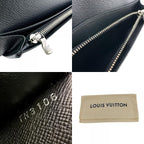 Louis Vuitton Portefeuille Plaza Damier Leather Wallet Black — view 8