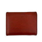 Prada Compact Wallet Saffiano Leather Trifold Red — view 2