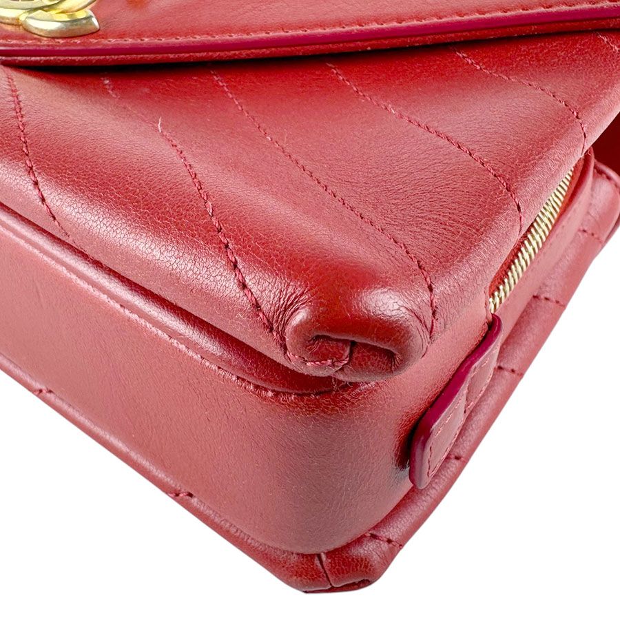 Chanel Shoulder Bag Red — view 7