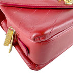 Chanel Shoulder Bag Red — view 8