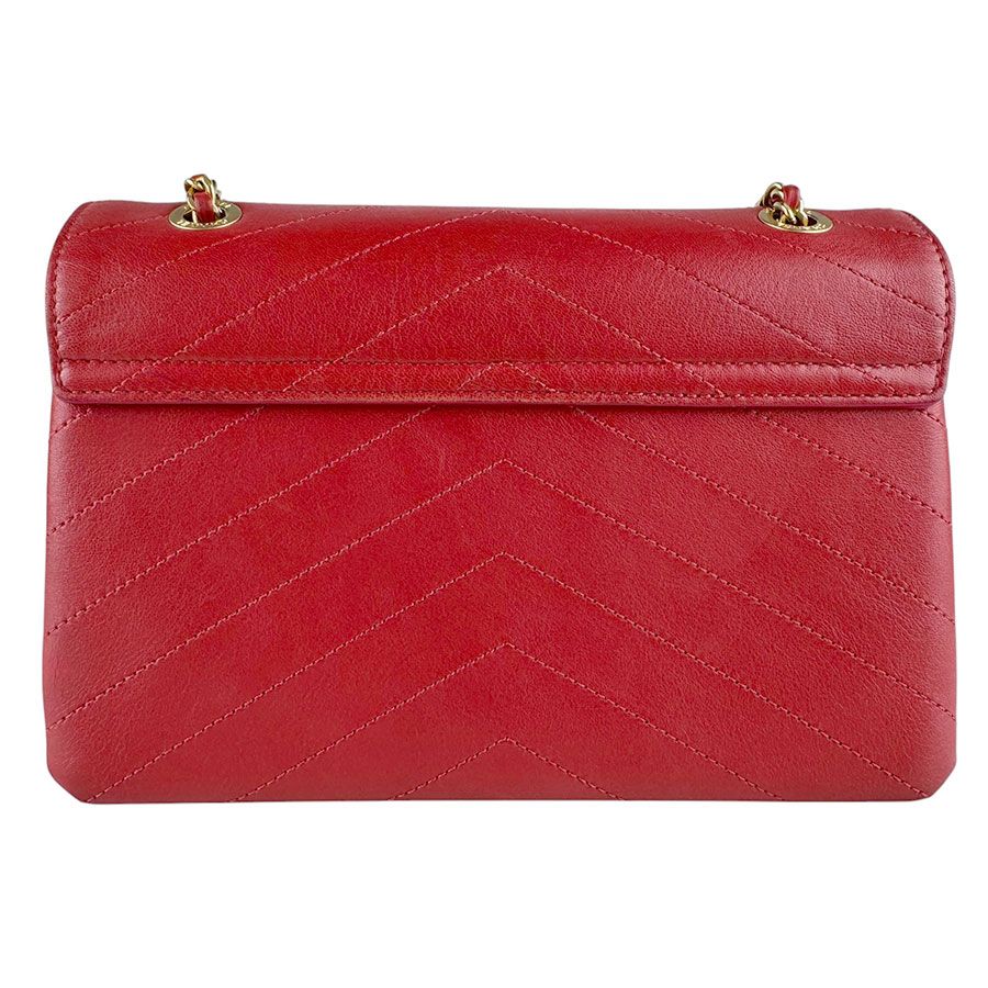 Chanel Shoulder Bag Red — view 3