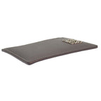 Loewe Anagram Plain Card Holder Case Calf Gray Silver — view 6